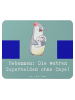 Mr. & Mrs. Panda Mauspad Hebamme Superheld mit Spruch in Meeresbrise