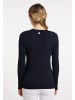 DreiMaster Damen Strickjacke Mit Knöpfen in Marine