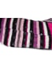 styleBREAKER ABS Kuschelsocken Streifen Flamingo in Schwarz