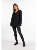 DreiMaster Vintage Baumwolljacke Mit Leichter Wattierung in Schwarz