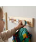 relaxdays Kindergarderobe "Tiere" in Mehrfarbig – (B)36 x (H)5 x (T)5 cm