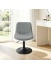 VASAGLE Barhocker Tyra in Grau - (B)46.5 x (H)(65.5-77.5) x (T)43 cm