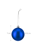 relaxdays 50-tlg. Weihnachtskugeln Set in Blau