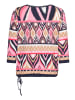 Betty Barclay Casual-Shirt mit Tunnelzug in Pink/Dark Blue