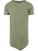 Urban Classics Long Tees in lightolive