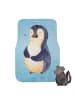 Mr. & Mrs. Panda Auto-Fußmatte Pinguin Diät ohne Spruch in Eisblau