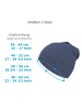 TupTam Unisex Kinder Beanie Mütze Schlauchschal Set in blue denim