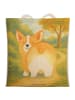 Mr. & Mrs. Panda Shopping Bag Corgi Po Design ohne Spruch in Weiß