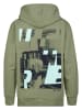 Petrol Industries Gestrickter Hoodie mit Print Chapala in Grün
