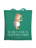 Mr. & Mrs. Panda totebag Igel Wein mit Spruch in Mint