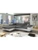 MF Design Amanda Recamiere Links in Grau -  (L) 203 x (B) 289 x (H) 85 cm