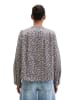 Marc O'Polo Geraffte Bluse loose in Medium Grey
