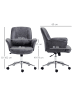 Vinsetto Bürostuhl-67L x 69B x 102Hcm-Dunkelgrau