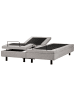 Beliani Doppelbett DUKE in Grau/Schwarz - (W) 180 x (H) 37 x (L) 200 cm