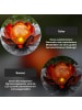 STAR Trading Solar-Dekoration Lilly, Seerosen-Optik, rot