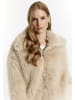 DreiMaster Vintage Damen Jacke Aus Webpelz in Cremebeige