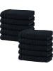 Erwin Müller Badetuch 10er-Pack Heidelberg in schwarz