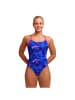 Funkita Rising Tide einteiler Schwimmanzug blickdicht und schnelltrocknend in blau