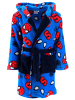 Spiderman Spiderman Bademantel mit Kapuze und zwei Taschen in blau