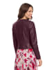Vera Mont Blazer-Jacke mit Reißverschluss in Strong Aubergine