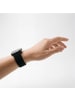 WRISTR Armband Weave in Schwarz / Silber