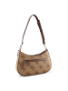 Guess Noelle Schultertasche 29 cm in latte logo-brown