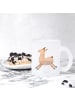 Mr. & Mrs. Panda Tee Tasse Lama Springen ohne Spruch in Transparent