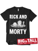 Rick and Morty T-Shirt in Schwarz