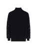 faina Damen Pullover Mit Perlen in SCHWARZ