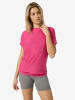 super.natural Merino T-Shirt W YOGA LOOSE TEE in Pink