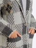 Heine Long-Strickjacke in ecru-sesam-gemustert