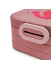 Mr. & Mrs. Panda Brotdose Flamingo Stolz Motiv mit Spruch in Rot Pastell