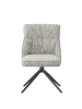DUBI Möbel 2er-Set: Drehstuhl MIRELA in Hellgrau - (B)49 x (H)84 x  (T)62 cm