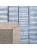 Beliani Kurzflor YARDERE in Blau/Weiß - (W) 80 x (H) 1 x (L) 150 cm
