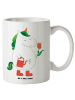 Mr. & Mrs. Panda XL Tasse Einhorn Gärtner ohne Spruch in Weiß
