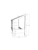 58 aufm Kessel BAUMHAUSBETT Katalyn 214x159x105 aus MDF+Massivholz in Weiß