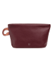 DuDu Fuerteventura Kosmetiktasche Leder 28 cm in burgundy