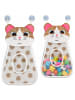 Beige Kitten Badespielzeug-Aufbewahrungstasche mit Saugnäpfen, 50 cm