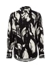 Someday Bluse Zerlian floral in schwarz weiß