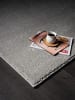 KADIMA DESIGN BORMIDA Rundteppich Silber 120x120 Uni Polypropylen Wohnraum in Silber