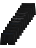 normani normani 12 x Herren Baumwoll-Boxershorts in Grau/Dunkelblau/Schwarz
