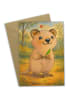Mr. & Mrs. Panda babykarte Quokka Happy Design ohne Spruch in Weiß