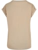Urban Classics Urban Classics Damen Ladies Extended Shoulder Tee in unionbeige