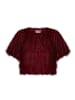 Vera Mont Bomberjacke mit Lurexfaden in Deep Dahlia