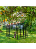 relaxdays Welpenauslauf in Schwarz - (B)76,5x (H)120 x (T)235 cm