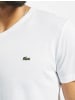 Lacoste Lacoste Herren Lacoste Basic Sport V-Neck Sport T-Shirt in blanc