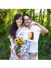 Mr. & Mrs. Panda Deko Schild Igel Blumen ohne Spruch in Weiß