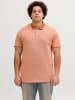 JACK & JONES PLUS Poloshirt in Amber Brown