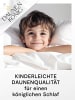 Daunenkönig QUEEN Kinderbettdecke ''LEICHT'' in Weiß