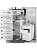 tectake Aktenrollschrank Parvus 30 x 50 x 59,5 cm, weiß